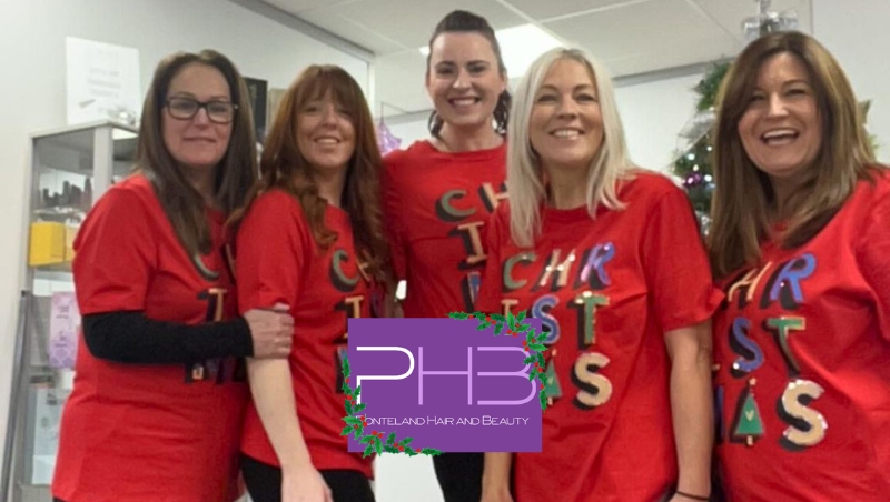 How we celebrate Christmas in our Ponteland Hair and Beauty Salon
